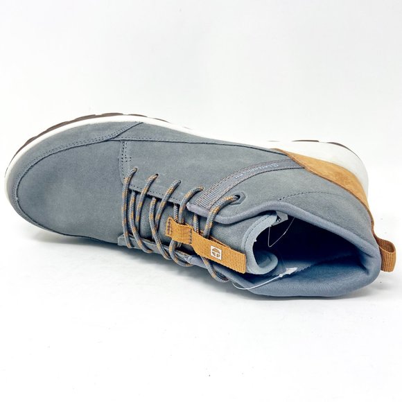 Caterpillar CAT Quest Mid Medium Charcoal Gray Mens Suede Sneakers P724069 - Picture 4 of 5